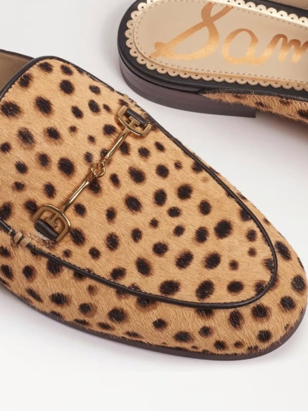 Sam Edelman Linnie Leather Mules size 7, color:Tan Multi-colour